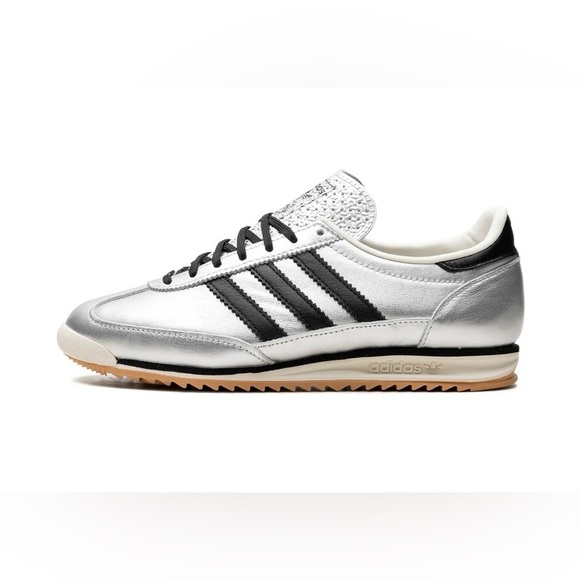 ✨NWT✨ Adidas SL 72 OG Women’s, Silver Metallic/Black, Size 8.5 - Picture 3 of 14